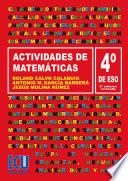 libro Actividades De Matemáticas. 4o Eso