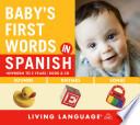 libro Baby S First Words In Spanish