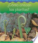 libro Cómo Crecen Las Plantas?