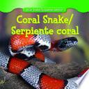 libro Coral Snake / Serpiente Coral