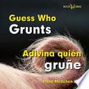 libro Guess Who Grunts/adivina Quien Grune