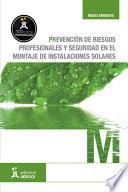libro Prevención De Riesgos Profesionales Y Seguridad En El Montaje De Instalaciones Solares