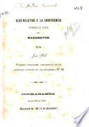 libro Algo Relativo A La Conferencia Sobre La Vida De Washington Por José Pol