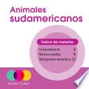libro Animales Sudamericanos