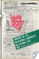 libro Anuario De Las Relaciones Laborales En España 1975