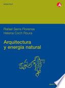 libro Arquitectura Y Energía Natural