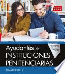 libro Ayudantes De Instituciones Penitenciarias. Temario Vol. I