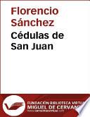 libro Cédulas De San Juan