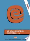 libro Chiapas. Xiii Censo Industrial. Resultados Definitivos. Censos Económicos 1989