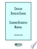 libro Cintalapa Estado De Chiapas. Cuaderno Estadístico Municipal 1995