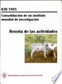 libro Consolidacion De Un Instituto Mundial De Investigacion: Resena De Las Actividades