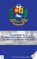 libro Constitución De La República Bolivariana De Venezuela De 1999