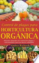 libro Control De Plagas Para Horticultura OrgÁnica