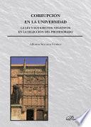 libro Corrupción En La Universidad. La Ley Y Sus Efectos Negativos En La Selección Del Profesorado