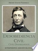 libro Desobediencia Civil