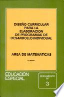 libro Diseño Curricular Para La Elaboración De Programas De Desarrollo Individual