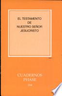 libro El Testamento De Nuestro Señor Jesucristo