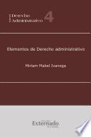 libro Elementos De Derecho Administrativo I