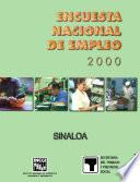 libro Encuesta Nacional De Empleo 2000. Sinaloa