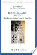 libro Henry Desmarest (1661 1741)