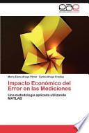 libro Impacto Económico Del Error En Las Mediciones