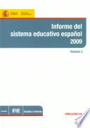 libro Informe Del Sistema Educativo Español 2009