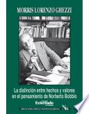 libro La Distinción Entre Hechos Y Valores En El Pensamiento De Norberto Bobbio