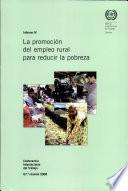 libro La Promocion Del Empleo Rural Para Reducir La Pobreza