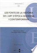 libro Les Fonts De La Història De L Art D època Moderna I Contemporània
