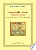 libro Los Ensayos Literarios De Antonio Colinas