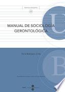 libro Manual De Sociología Gerontológica