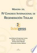 libro Memoria Del Iv Congreso Internacional De Regeneración Tisular
