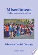 libro Misceláneas Histórico Económicas