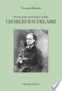 libro Notas Para Un Ensayo Sobre Charles Baudelaire
