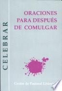 libro Oraciones Para Después De Comulgar