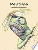 libro Reptiles Libro Para Colorear Para Adultos 1
