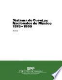 libro Sistema De Cuentas Nacionales De México 1978   1980. Avance