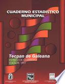 libro Técpan De Galeana Estado De Guerrero. Cuaderno Estadístico Municipal 1997