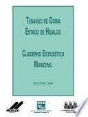 libro Tenango De Doria Estado De Hidalgo. Cuaderno Estadístico Municipal 1995