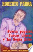 libro Poesía Popular, Cuecas Choras Y La Negra Ester