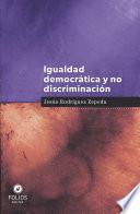 libro Igualdad Democrática Y No Discriminación