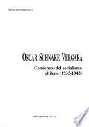 libro Oscar Schnake Vergara