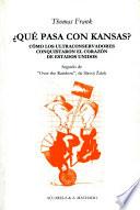 libro ¿qué Pasa Con Kansas?