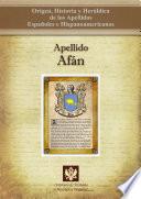 libro Apellido Afán