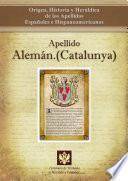 libro Apellido Alemán (catalunya)