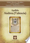 libro Apellido Andreu.(valencia)