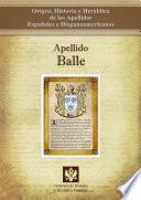 libro Apellido Balle