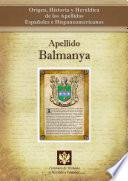 libro Apellido Balmanya