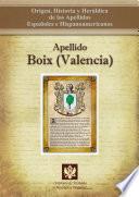 libro Apellido Boix (valencia)