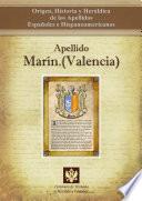 libro Apellido Marín.(valencia)